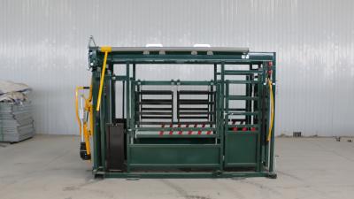 China Veehoudingsapparatuur Veeper Squeeze Chute Premium Automatische Vet Crush Met Kin Ondersteuning Te koop