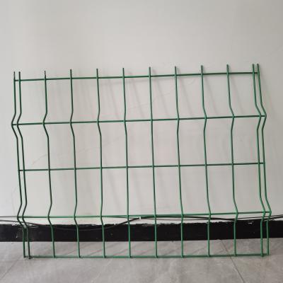 China New Arrival Powder Coated 3D Welded Mesh Fence 3D Curved Welded Security Fence Panel for sale