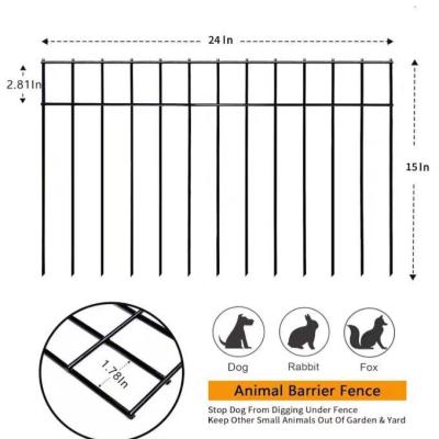 China Cercas de barreira de animais, extremidades em ângulo afiado, defesa contra espinhos no solo, cercas de jardim decorativas subterrâneas à venda