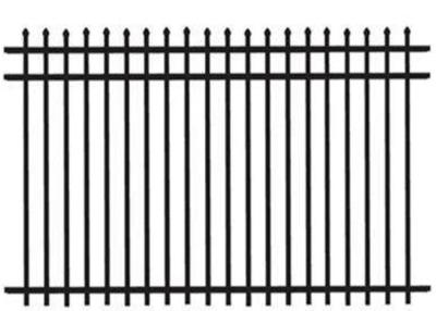 Cina Il ferro battuto Garrison Fence Panels Press Top del metallo ha galvanizzato l'altezza di 1.8m in vendita