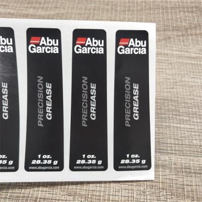 China Custom Wholesale High Quality Waterproof Rectangular Self Adhesive Waterproof Packaging Printed Label Sticker With Logo for sale