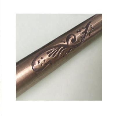 China CLASSIC cutout curtain rod in designs with curtain accessories 28mm curtain rod for sale