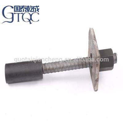 China Building Construction High Tensile Thread D15/25/32/36/40/50/63.5/75mm Post Tension Threaded Bar Stress Rod Rock Bolt for sale