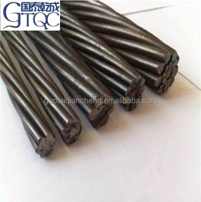 China Construction 7 Wires 9.53mm Prestressed Serrated Steel Wire Price for sale