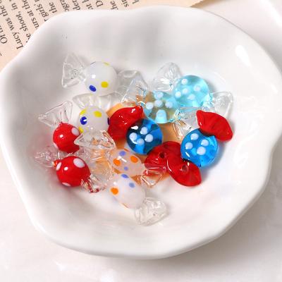 China Simulation Glass Food Dollhouse Decoration 100PCS Kawaii Flatback Cabochons Sweet Candy DIY For Dollhouse Decoration Crafts for sale