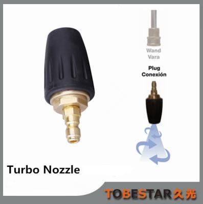 China TNZ-05 4000PSI Turbo Wash Nozzle Pressure Washer Spin-rotary Turbo Nozzle Orifice Diameter Customized for sale