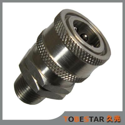 China Wash or Other Stainless Steel TQB-04 5000PSI Car Wash and NPT Male Quick Couping Thread Adapter for sale