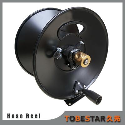 China Commercial Heavy Duty Carbn Steel THR-6200 200FT 5000PSI Hose Reel Pressure Joint Hose Reel Crank Rewind Hose Reel for sale