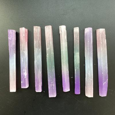 China Stone Aura Selenite Rough Sticks Healing Crystal Selenite Natural Energy Wand from Europe factory price for sale