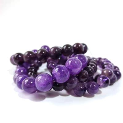 China High Quality Natural Crystal Healing Stones from Europe Crystal Amethyst Bracelet Beaded Bracelets for sale