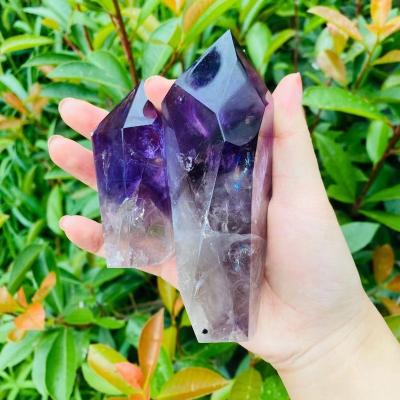 China China Wholesale Amethyst Large Rough Point Raw Stones Rock Quartz Crystal Amethyst Dragon Tooth Group Rough Scepter for fengshui for sale