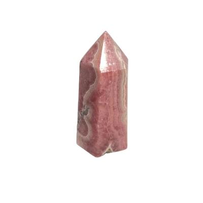 China China Natural Rough Rhodochrosite Round Gemstone Cut Crystal Point Wand For Decoration for sale