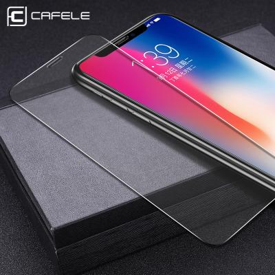 China High Clear 2D Anti-scratch CAFELE Mobile Phone Tempered Glass Screen Protector Film For iPhone X Xs Xr Xs Max Tempered Glass for sale