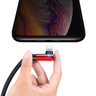 China Unique MP3/MP4 Player Cafele Design 90 Degree 3 In 1 USB Charging Cable With Data Transfer USB Cable for sale