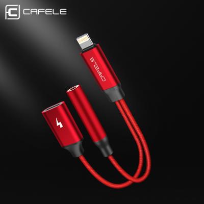 China For iPhone X 8 7 iPad 2 in 1 Audio Jack Aux Cable Universal Adapter Charging Splitter Cable Converter For iPhone 6s 7 plus 8 x for sale