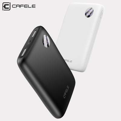 China CAFELE Large Capacity 10000mAh Portable Mini Ultra Digital Fast Charging Slim Portable Power Bank For Smartphone for sale