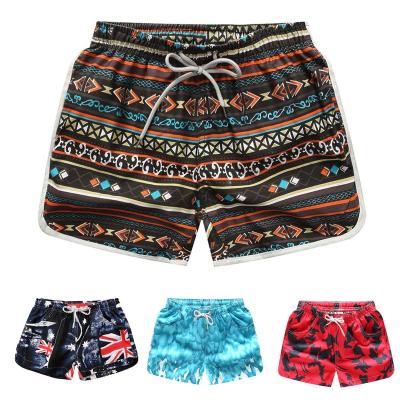 China Vintage Print Plus Size Pants Shorts Summer Breathable Quick Dry Swim Shorts Women M-XXL Plus Size Beach Shorts Women Shorts Summer Boxers for sale