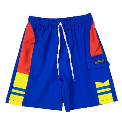 China QUICK DRY high quality boardshorts plain colored kids boy beach shorts for sale