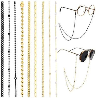 China Eco-Friendly Glasses Chain Holder For Women Women's Monocle Chain Necklace Reading Glass Eye Accessory Chain for sale