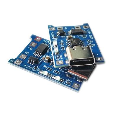 China UNDETERMINED 5V 1A micro/type-c charging board/mini 18650 lithium battery charger module TP4056 with dual protection functions for sale