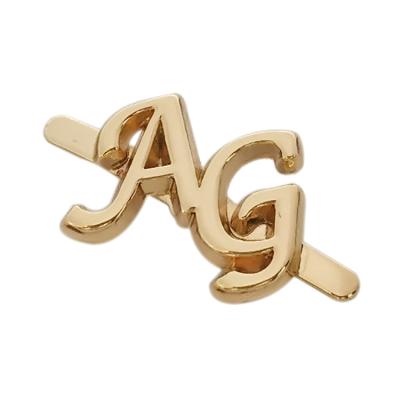 China Tiny Zinc Alloy Metal Custom Logo Tags Custom Metal Logo Plate For Handbags for sale