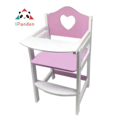 China Pretend creative game toys pretend play simulation furniture baby connection umpire chair wooden toy for sale