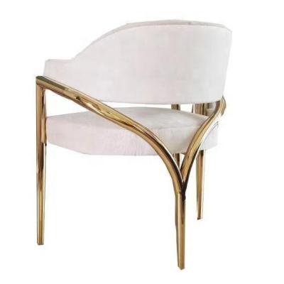 China Modern Luxury Wedding Furniture Stainless Steel Three Legs Queen Throne Chair for sale