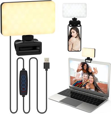 China Mini 3 Color Wire Control Photo Fill Light Video Camera Led Light Portable Laptop Ring Light Led for sale