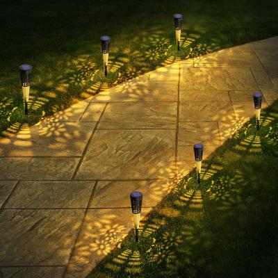 China 8Pcs Garden Lights Outdoor Led Solar Lawn Lights Solar Ground Gate Lighting for sale