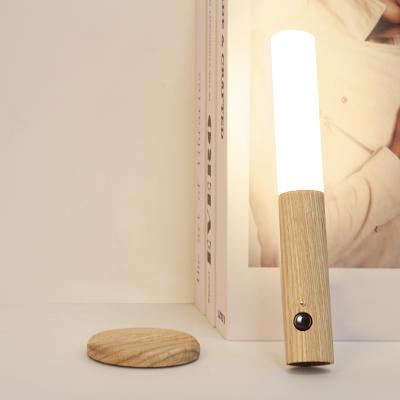 China Modern Cheap Factory Price Led Wooden Motion Sensor Night Light for sale