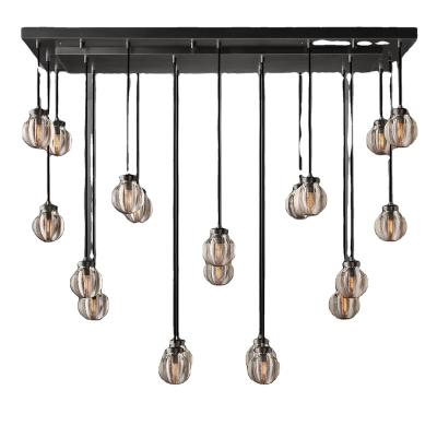 China Luxury Light Crystal Bubble Ball Chandelier Modern Ceiling Chandelier for Kitchen Island for sale