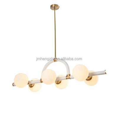 China Hot Sale Modern Contemporary Design LED Chandelier Light Home Decor Creative Glass Indoor Lighting Pendant Lamps for sale