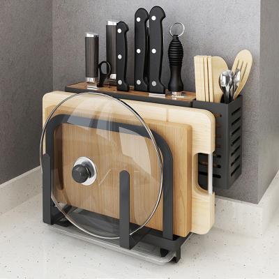 China Multifunctional Stainless Steel Viable Kitchen MJ Knives Chopsticks Household Items Storage Rack for sale