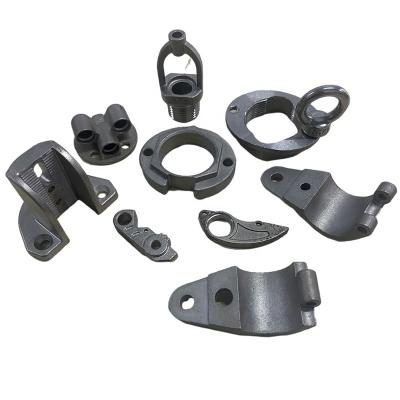 China Carbon Steel Investment Casting Parts Die Housing Part Torsion Arm Forged Low Carbon Steel Pressure Wheel Weight for sale