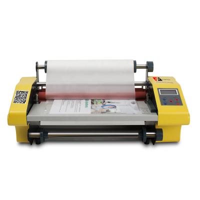 China Huanda HD-FM365 Hot Cold Desktop A3 Roll A3 A4 Laminating Machine Size 2 Side A3 Laminating Machine for sale