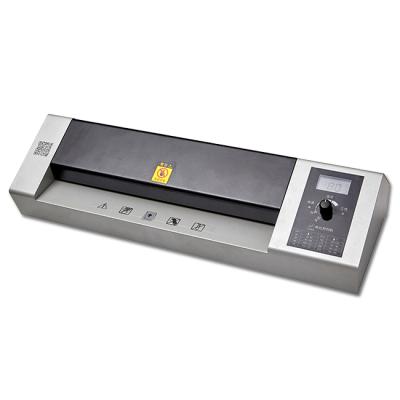 China HD-32020B One - Operation Temperature Adjustable LCD Display Double Side Hot Roll A3 Pocket Desktop Laminator for sale