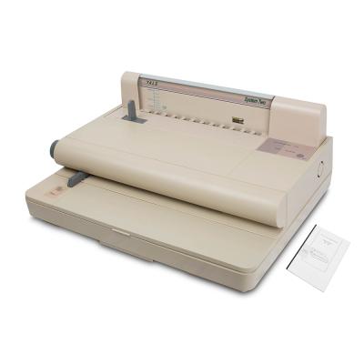 China New Arrived HD-M30 Bind 12 Pins Puncher And Automatic Cordless Binding Sheets Velo Secure Binding Machine 30 376 mm for sale