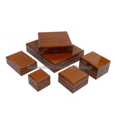 China 2022 Factory Wholesale New Style Custom Wooden Jewelry Box Ring Box Wooden Jewelry Box for sale