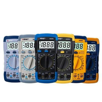 China Yes Professional Precision Digital Multimeters LCD AC DC Voltage Multimeter A830L for sale