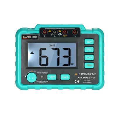 China High Resistance Meter 750V Overload Protection 1000V/2500V Output Voltage VC60D+ Digital Insulation Resistance Tester VC60D+ for sale