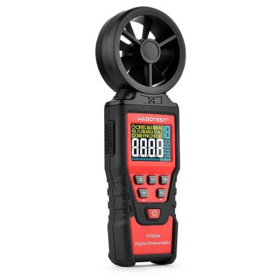 China Air Velocity Air Volume Air Duct Area Mix AVG USB Max Temperature Humidity Anemometer HT625 Digital Anemometer HT625 for sale