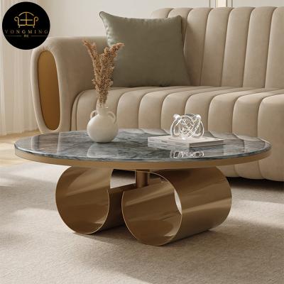 China Adjustable(Other) sell well gold unique luxury base stainless steel table tea table elegant design cheap coffee tables for home for sale