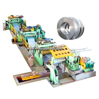 China Factory HR CR GI PPGI MS SS Coil Automatic Metal Coil Slitting Line Machine for sale