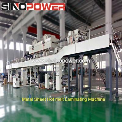 China machinery & Steel Hot Melt Glue Material Strapping Film Machine Aluminum Foil Laminating Laminating Machine for sale