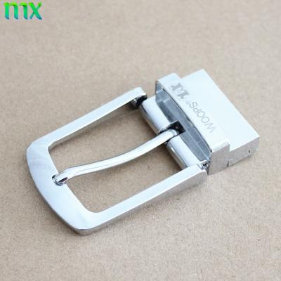 China Silver Reversible Metal Belt Buckle Reversible Parts Belt Buckle for sale