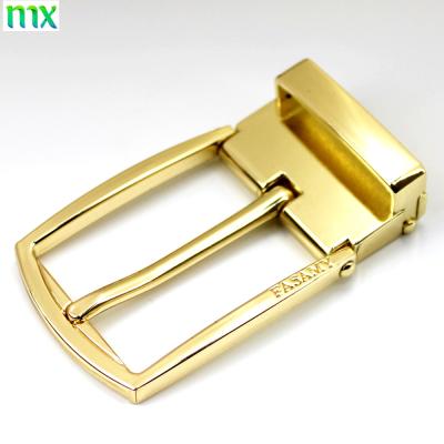 China Custom Ratchet Clip Belt Buckle Gold Color Pin Belt Buckle Manufacturers for sale