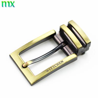 China High Quality Unisex Belt Clip Buckle Clasp Antique Brass Belt Buckles For Leather Belt for sale