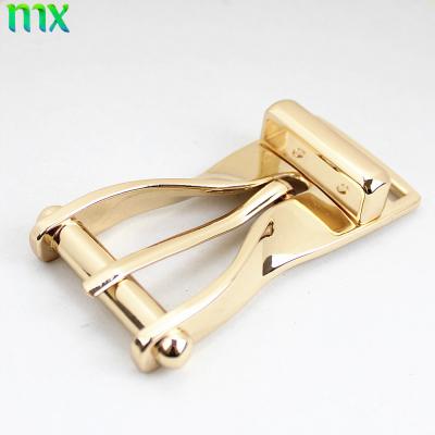 China Hot Selling Thin Layer Gold Price 30mm Flat Belt Buckle Cheap Buckle For Belt for sale