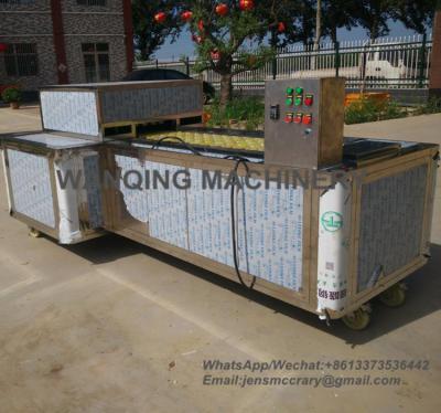 China Semi-automatic large-scale apple machine pitting and slicing high efficient remove pit and cut pieces fruit process for sale