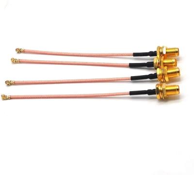 China RF Extension RG178 Copper Cable MHF IPEX UFL to SMA Adapter Antenna Extension Wire for sale